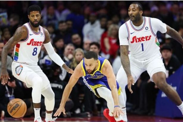 76ers vs Golden State Warriors match player stats